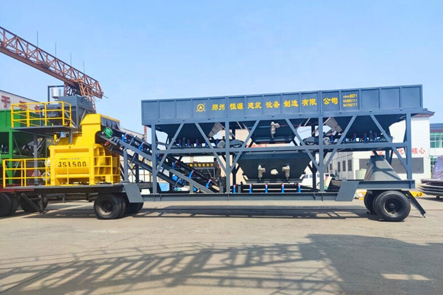 YHZS-1.5 Twin shaft Mobile Batching Plant-Henan Hengyuan