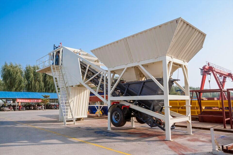 Frame of mobile concrete batching plant-Henan Hengyuan