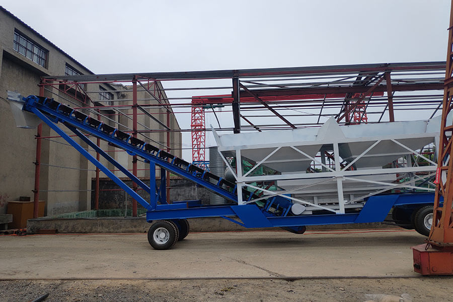 Mobile dry mix concrete batching plant-Henan Hengyuan