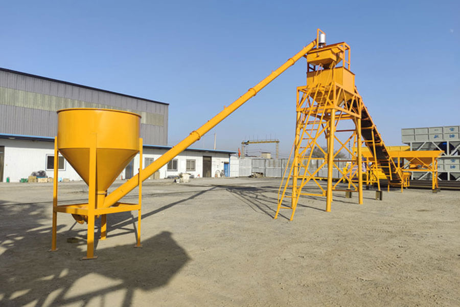 Fixed dry-mix concrete batching station-Henan Hengyuan