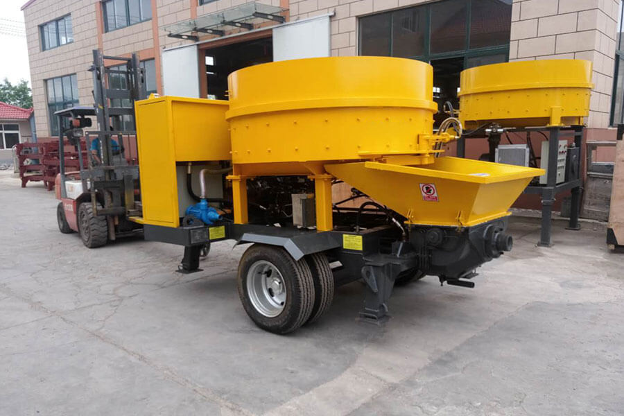 Disc concrete mixing pump equipment, various styles of concrete mixing pump manufacturers - Henan Hengyuan