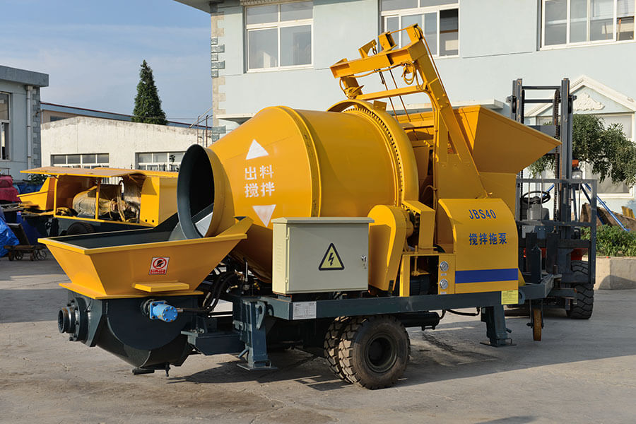 JBS40 Motor Powered Concrete Mixer Pump-Henan Hengyuan