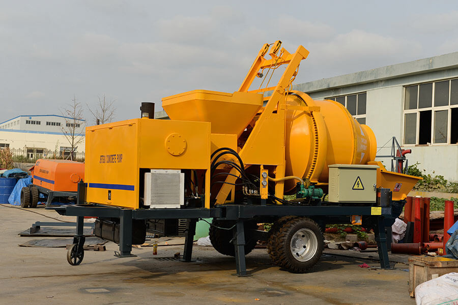 JBTS30 Diesel Engine Concrete Mixer Pump-Henan Hengyuan