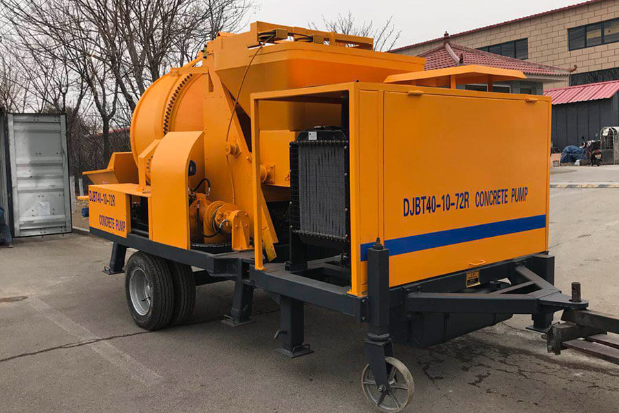 JBTS40 Diesel Engine Concrete Mixer Pump-Henan Hengyuan