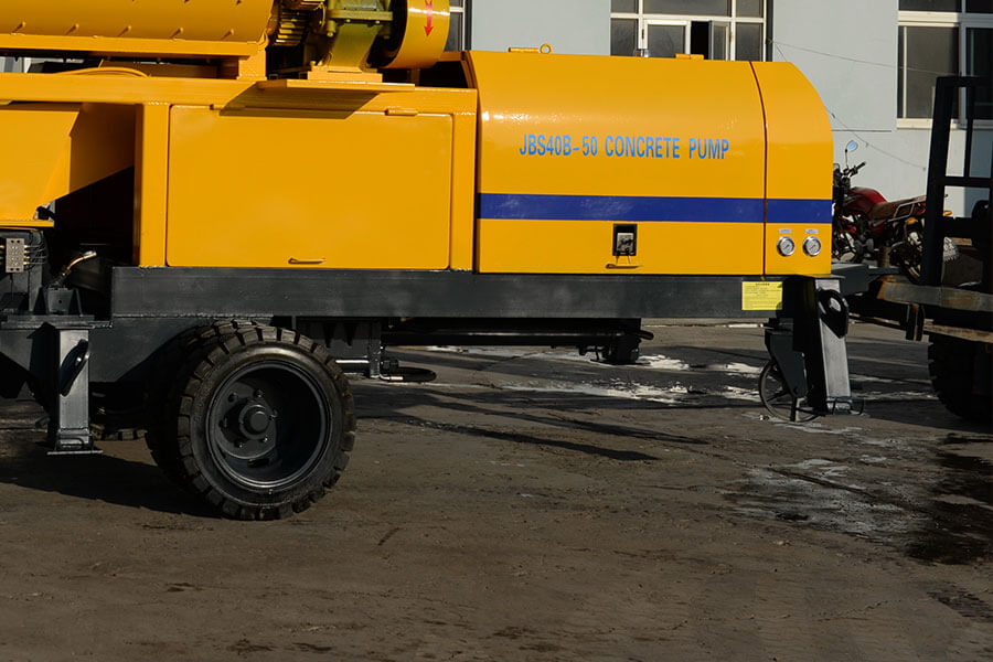 Mobile frame of twin-shaft concrete mixer pump-Henan Hengyuan