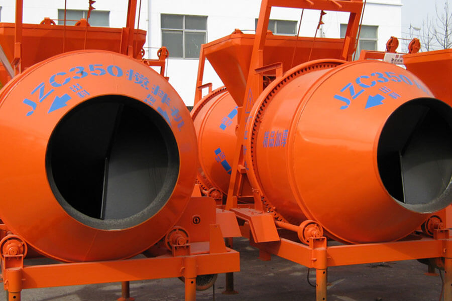 Mixing system of concrete mixer pump with batching machine-Henan Hengyuan