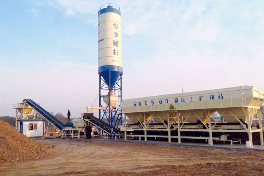 Stabilized soil batching station case site-Henan Hengyuan