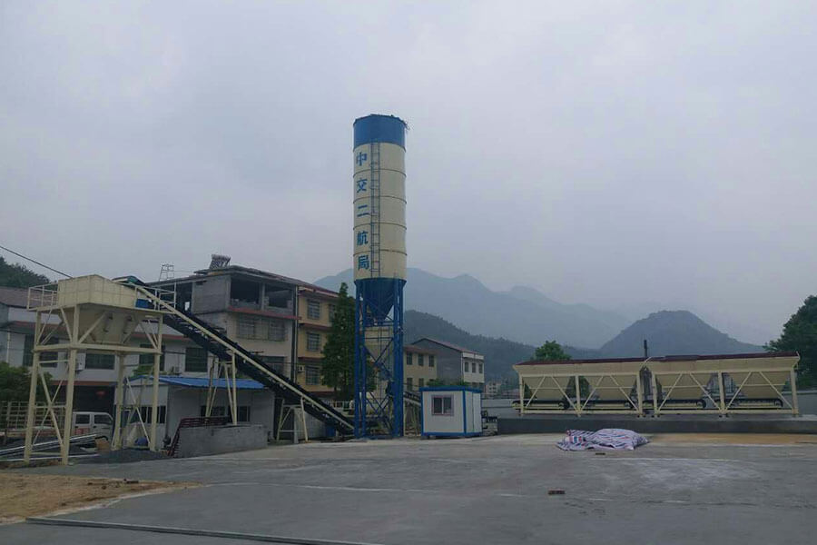 Stabilized soil batching station case site-Henan Hengyuan