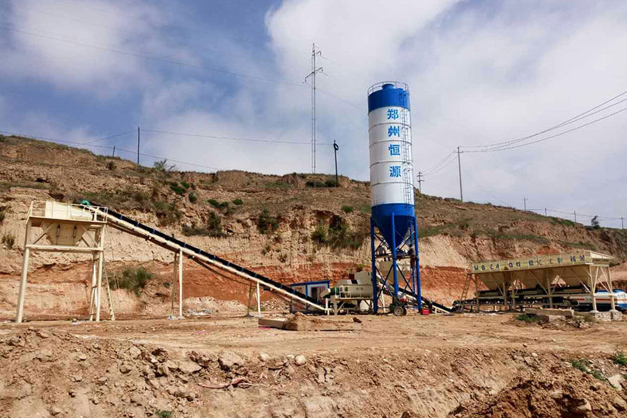 Stabilized soil batching station case site-Henan Hengyuan