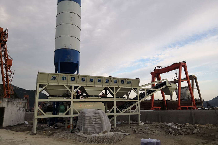 Stabilized soil batching station case site-Henan Hengyuan