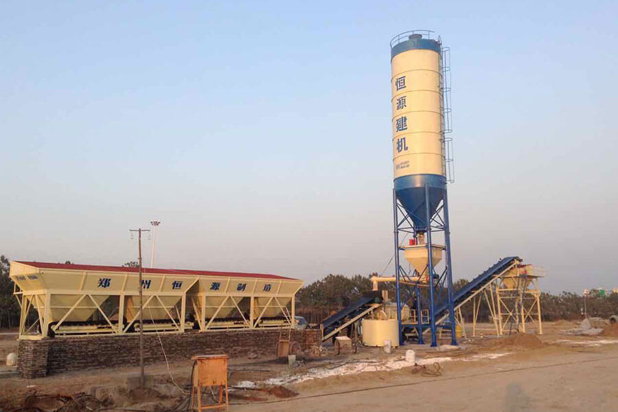 Stabilized soil batching station case site-Henan Hengyuan