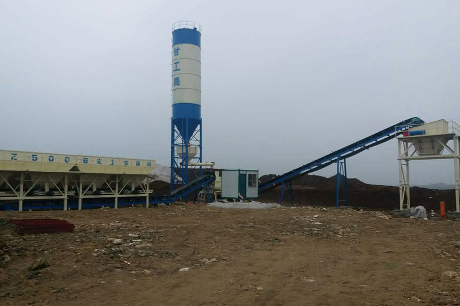 Stabilized soil batching station case site-Henan Hengyuan