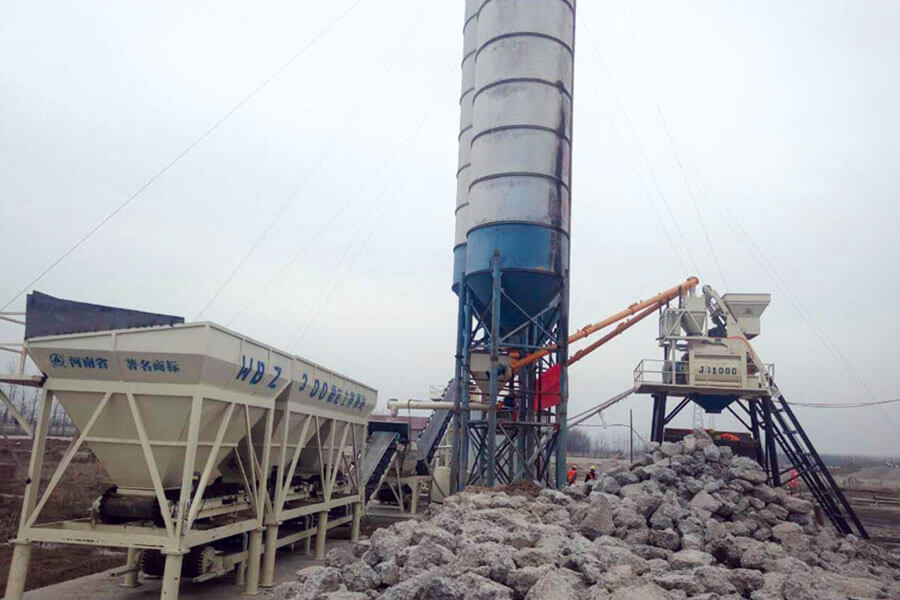 WBZ300 fixed stabilized soil mixing plant with an output of 300 tons per hour - Henan Hengyuan