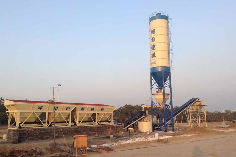 WBZ500 fixed stabilized soil mixing plant with an output of 500 tons per hour - Henan Hengyuan