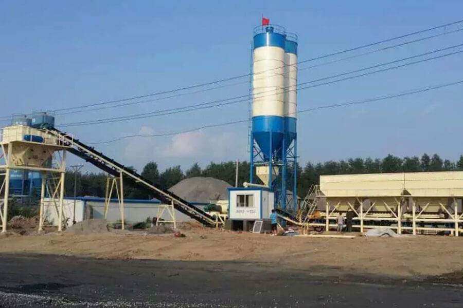 WBZ600 fixed stabilized soil mixing plant with an output of 600 tons per hour - Henan Hengyuan