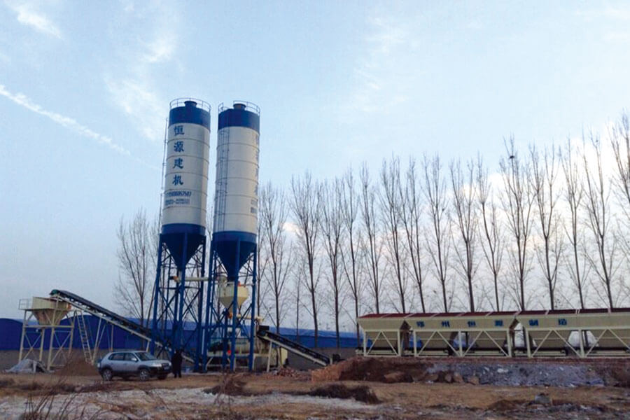 WBZ700 fixed stabilized soil mixing plant with an output of 700 tons per hour - Henan Hengyuan