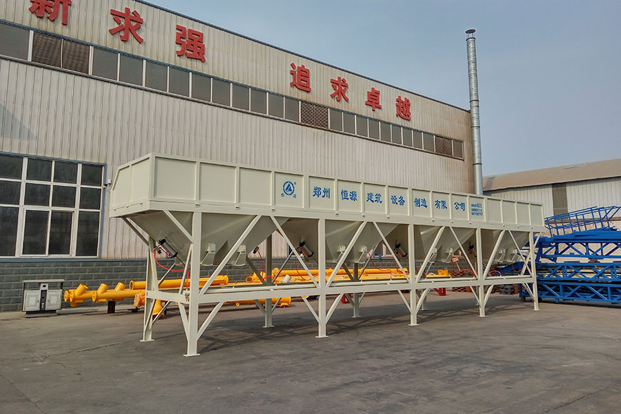 The structure of the concrete batching plant produced by Henan Hengyuan-batching machine