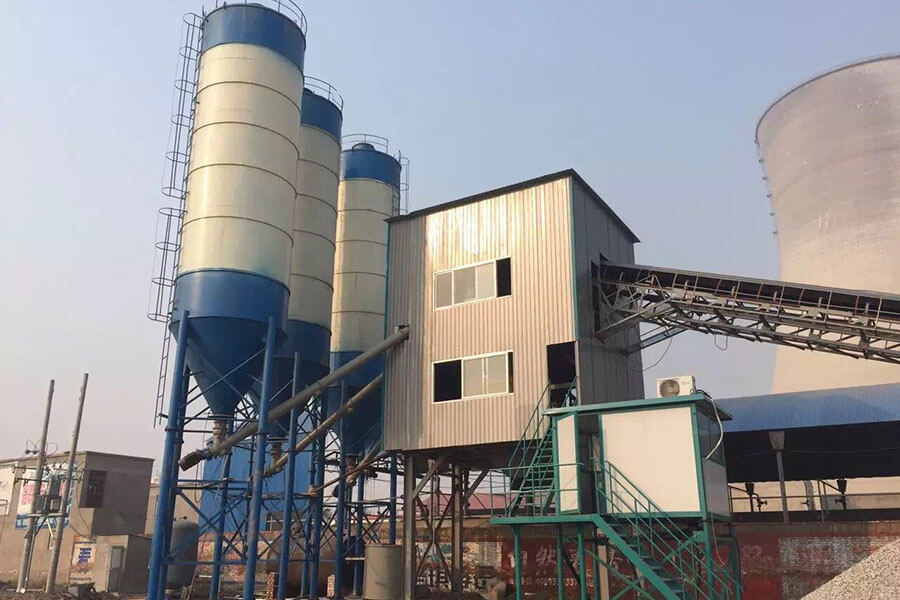 Advantages of Henan Hengyuan's stationary concrete batching plant