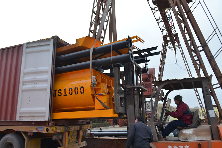 Indonesia Twin Shaft Concrete Mixer-Henan Hengyuan