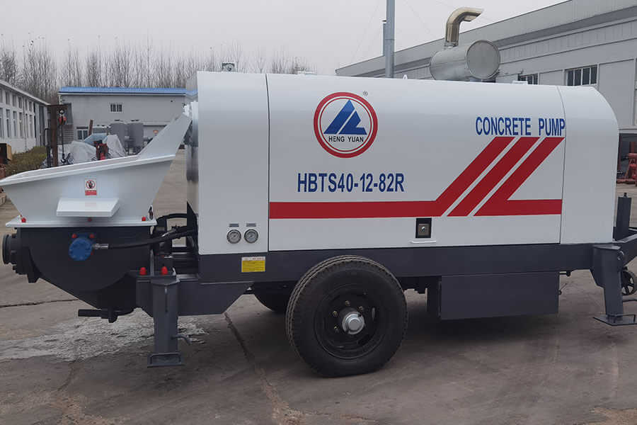 Diesel engine driven concrete pump for sale - Concrete pump manufacturer Henan Hengyuan