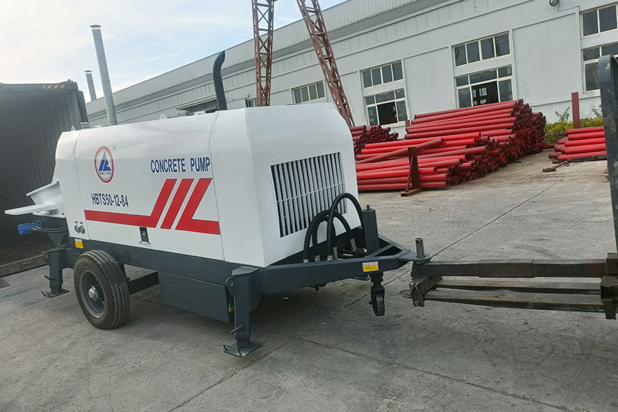 Diesel engine driven concrete pump for sale - Concrete pump manufacturer Henan Hengyuan