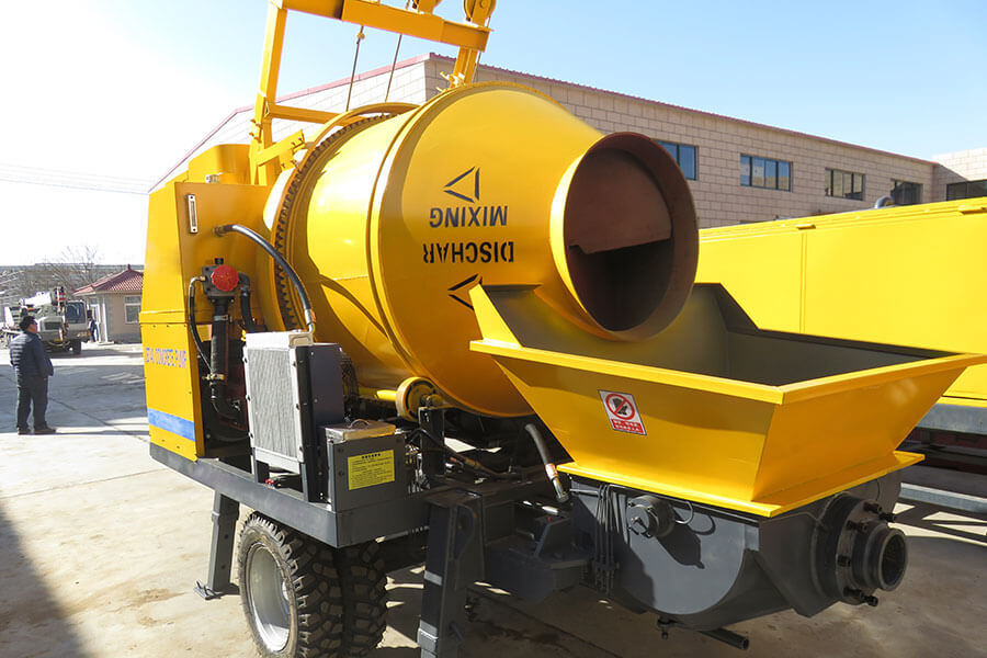 Motor Driven Concrete Mixing Pump for Sale - Concrete Mixing Pump Manufacturer Henan Hengyuan