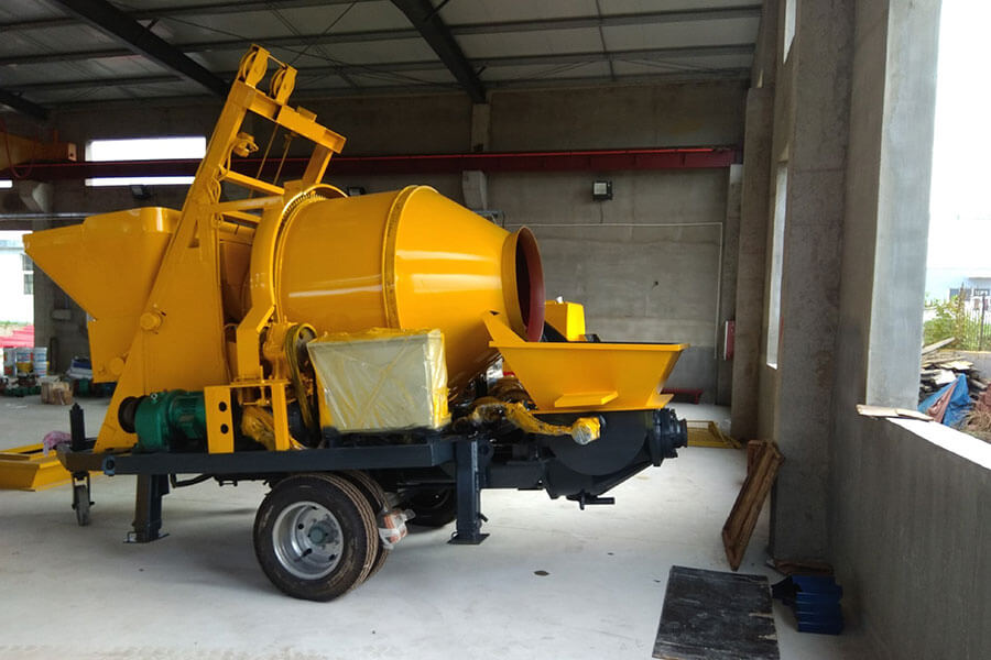 Motor Driven Concrete Mixing Pump for Sale - Concrete Mixing Pump Manufacturer Henan Hengyuan