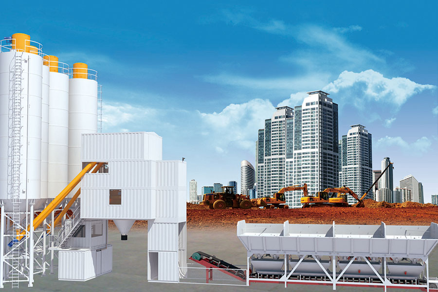 Container-type concrete batching plant manufacturer-Henan Hengyuan