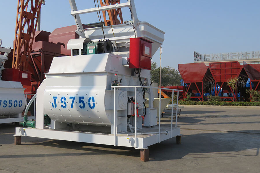 Diesel Engine Twin Shaft Concrete Mixer, Concrete Mixer Manufacturer - Henan Hengyuan