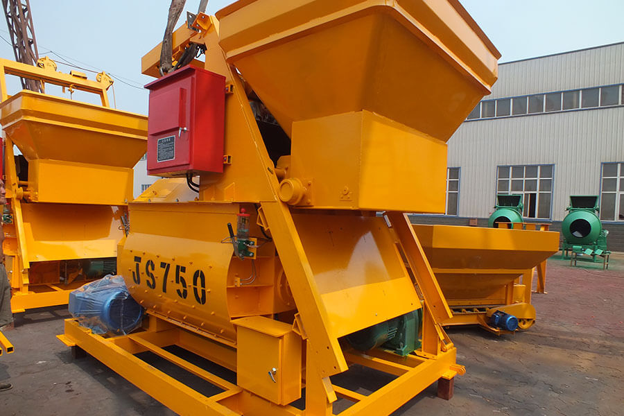 Diesel Engine Twin Shaft Concrete Mixer, Concrete Mixer Manufacturer - Henan Hengyuan