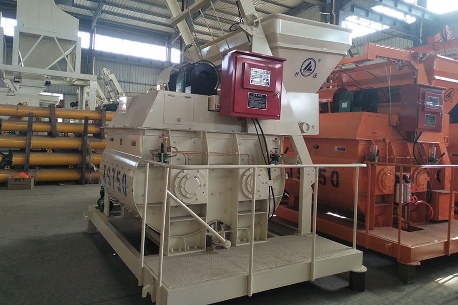 Diesel Engine Twin Shaft Concrete Mixer, Concrete Mixer Manufacturer - Henan Hengyuan