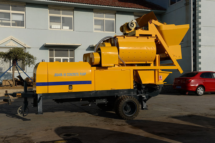 Twin Shaft Concrete Mixer Pump, Concrete Mixer Pump Manufacturer - Henan Hengyuan