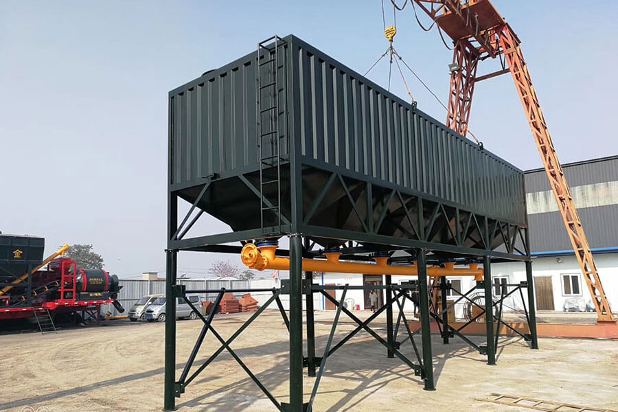 Horizontal cement silo, concrete cement storage silo for sale - Henan Hengyuan