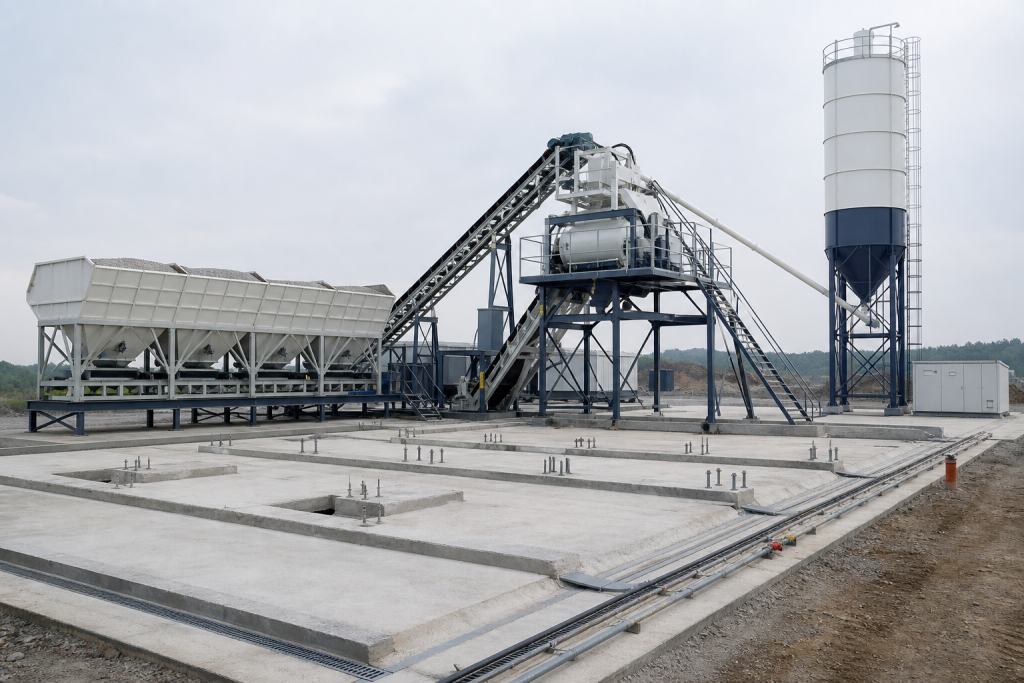 Foundation Readiness Moves Earlier in Mobile Concrete Batching Plant Planning